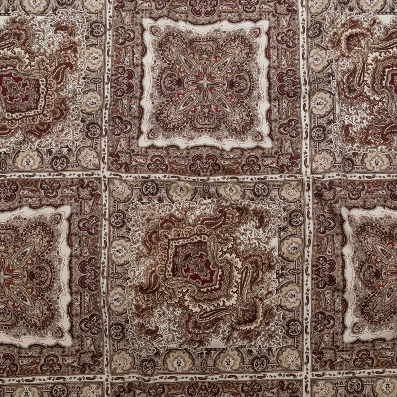 1 Yard Stretch Cotton Sateen Bandana Patchwork Majestic Medley Print Fabric